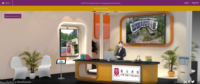 The virtual booth run by the College on the virtual fair platform on the CUHK Virtual Information Day for Undergraduate Admissions
